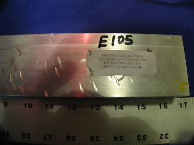 Aircraft aluminum billet bar material REMNANT7075-T7351