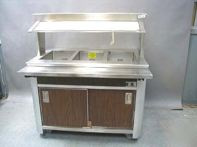 Atlas steam buffet hot food serving counter blh-3-bu