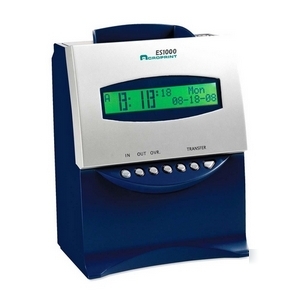 Computerized time clock acroprint es 1000 atomic