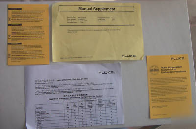 Fluke automotive multimeter model 88 + leads and clips