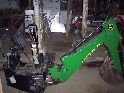 John deere 48 backhoe attachment 4600 compact tractor