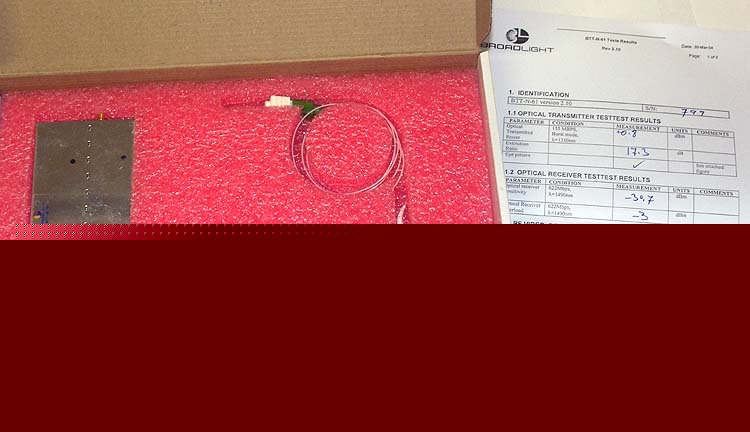 Lot 2 broadlight transceiver fiber laser video receiver