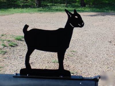 Mailbox topper - metal nigerian dwarf goat