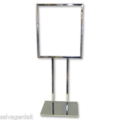 New chrome bulletin sign holder 14