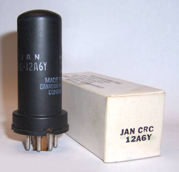 New in box jan rca 12A6Y audio output tubes - 12A6
