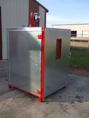 New ( ) powder coat oven, batch oven, powder coating