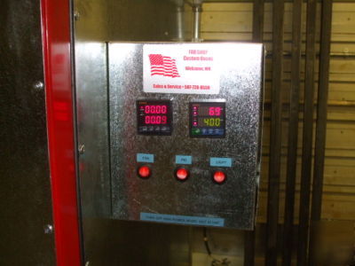 New ( ) powder coat oven, batch oven, powder coating
