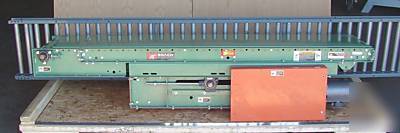 Roach 350SB slider bed belt 14' conveyor + 10 ft roller