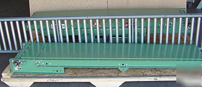 Roach 350SB slider bed belt 14' conveyor + 10 ft roller