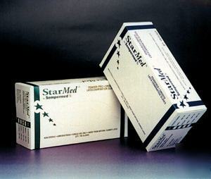 Starmed powdered latex exam gloves