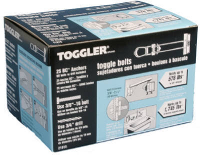 Toggler, 25 pack, 3/8