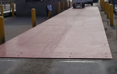Truck scale, steel deck