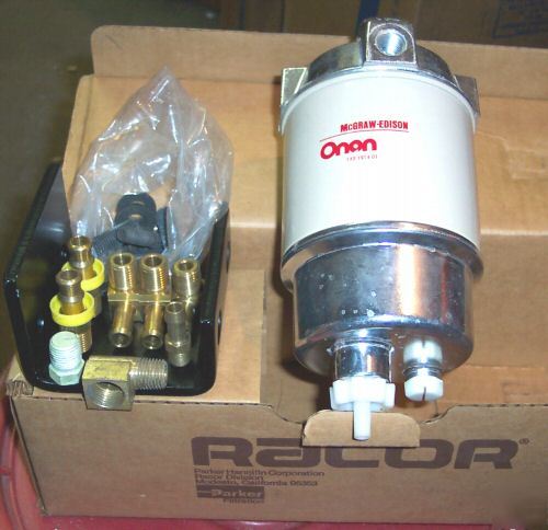 Water separator diesel fuel filter racor onan kit nos
