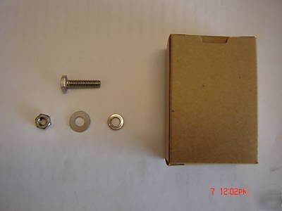  1/4-20 hex hd c/s stainless steel