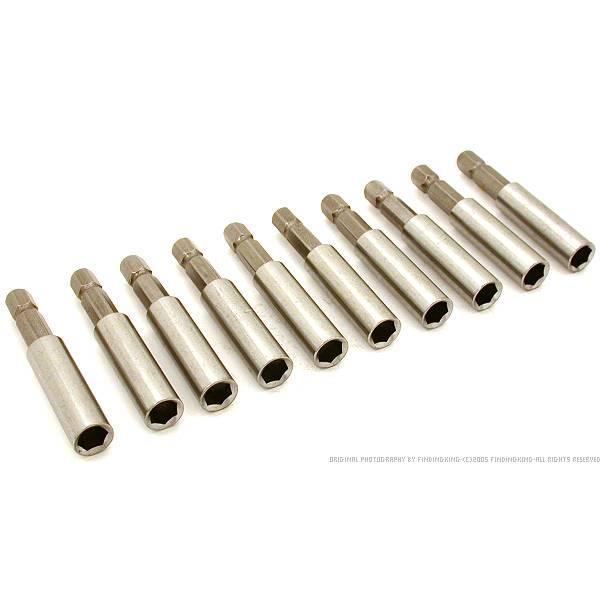 10 magnetic drill bit extension screwdriver tool set