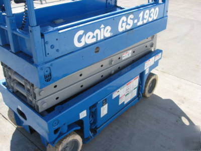 2002 genie GS1930 scissor lift manlift boom aerial man