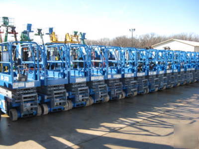 2002 genie GS1930 scissor lift manlift boom aerial man