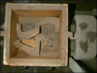 3/4 gal readco sigma blade mixer, 3/4 hp, vacuum 