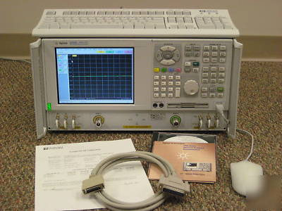 Agilent E8358A network analyzer with opt. 010, 015