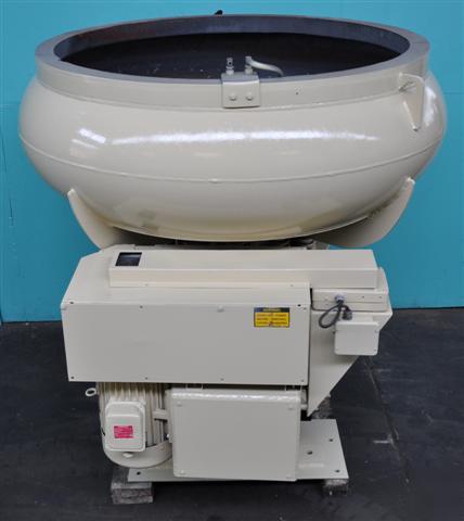 Almco vibratory finishing machine- capacity: 20 cu.ft. 
