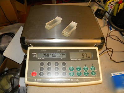 And hd-30KB counting scale 60 lb capacity x 0.01 lb ex.
