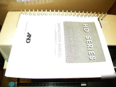 And hd-30KB counting scale 60 lb capacity x 0.01 lb ex.