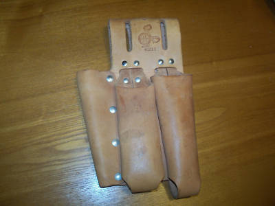 Buckingham leather linemans tool pouch / model 4023