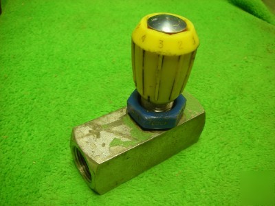 Deltrol edf-35-s hydraulic flow control valve 3/4