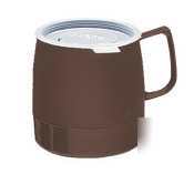 DinexÂ® classic chocolate insulated mug - 8 oz