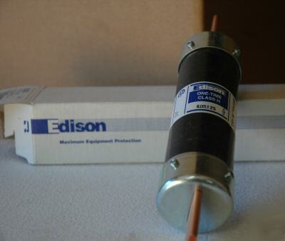 Edison one-time fuse -- kos 125, class h