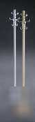 Glaro coat tree coat tree satin aluminum 1-1/2IN