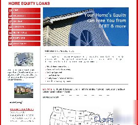 Home equity loans portal with amazon ads & adsense.