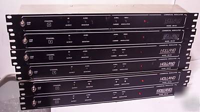 Lot of 6 holland hm-55 commercial modulators chl 2