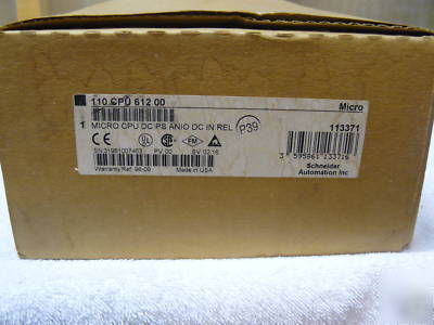 New 110CPU61200 modicon micro 110-cpu-612-00