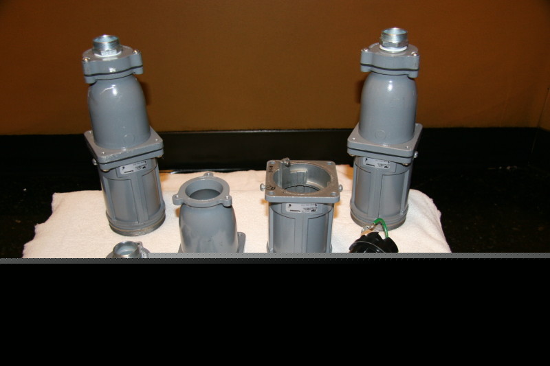 Russellstoll 7428-78 connector 60A 250V/600VAC 3W4P