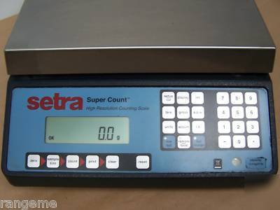 Setra super count precision scale 12.5KG/27LBS