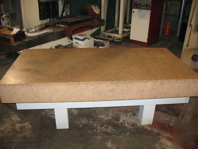 Starrett crystal pink surface plate 48 x 96 x 10 in. 