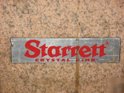 Starrett crystal pink surface plate 48 x 96 x 10 in. 