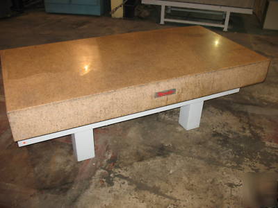 Starrett crystal pink surface plate 48 x 96 x 10 in. 