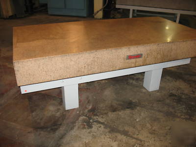 Starrett crystal pink surface plate 48 x 96 x 10 in. 