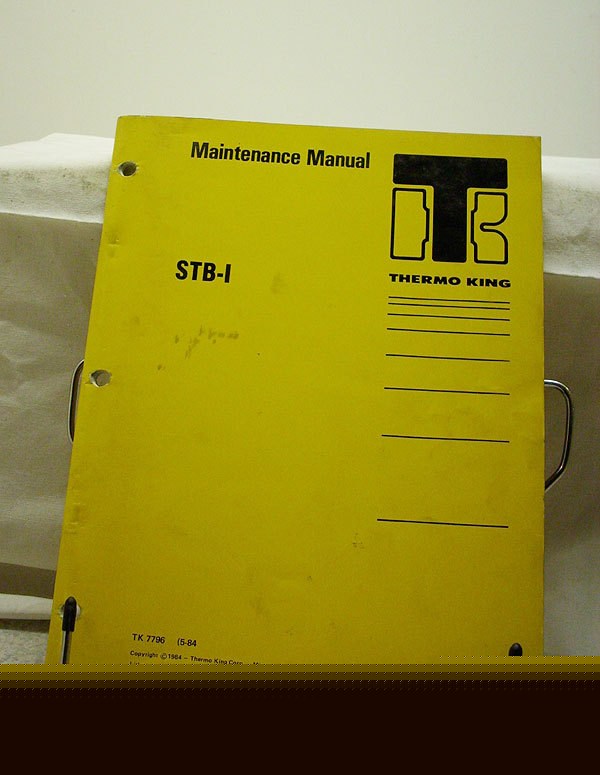 Thermo king stb-i 20D refrigeration maintenance manual