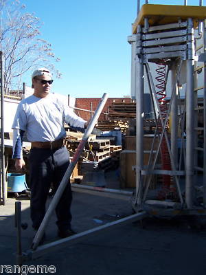 Upright airlift 30FTX250 lbs pneumatic manlift scaffold
