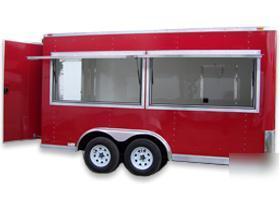  tramp trailers 7 x 14 concession w- 2 windows trailers