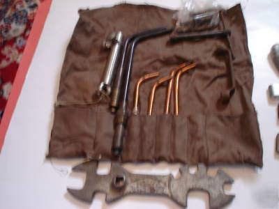 2 gas welding torches parts many accessories