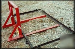 3PT platform carrier plans, tractor, haul, implement s