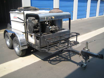 All american cleaning system trailer pressure washer