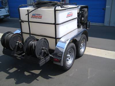 All american cleaning system trailer pressure washer