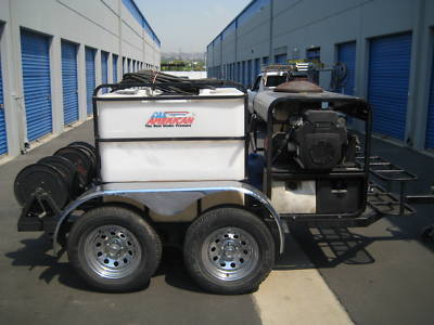 All american cleaning system trailer pressure washer