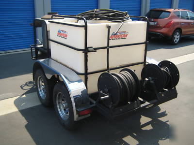 All american cleaning system trailer pressure washer