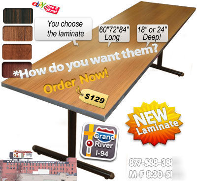 Custom meeting room modular training tables 60